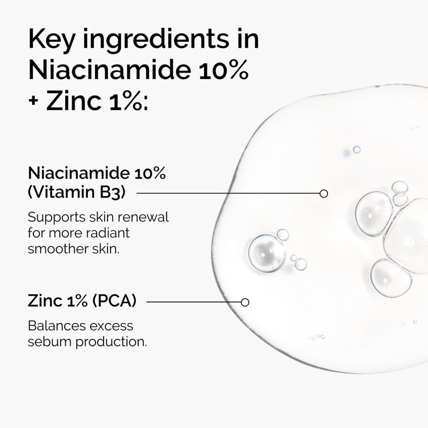 Niacinamide 10% + Zinc 1% Acne Pores Oil Control Face Serum - Image 6