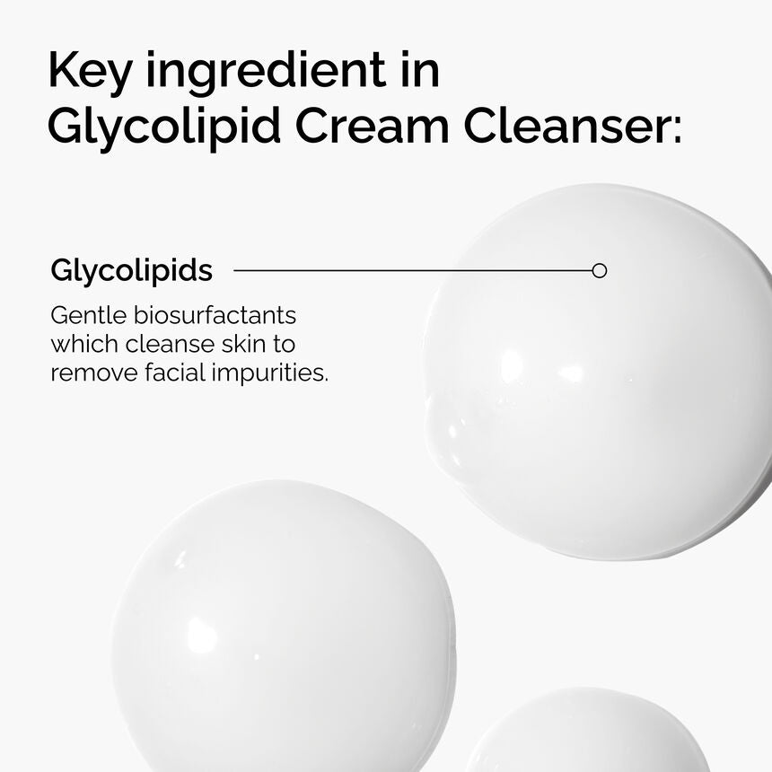 Glycolipid Cream Cleanser Hydrating Gentle Face Wash - Image 3